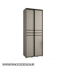 کمد لباس نوک مدادی 2 درب ریلی کد 8919