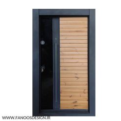 درب ضد سرقت ترموود شیشه سکوریت کد 30448