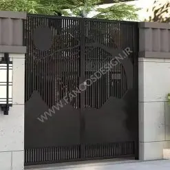 درب حیاط آهنی جدید کد40002