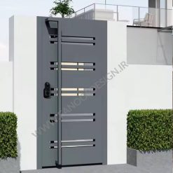 در حیاطی نفررو برش لیزری مدرن کد 40046