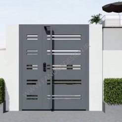 درب حیاط برش لیزری کد 40034
