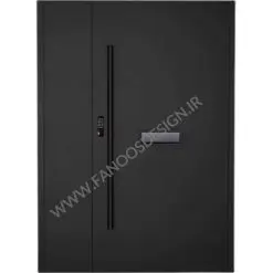 درب حیاط ساده اهنی کد40005