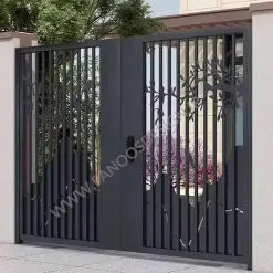 درب آهنی حیاط کد 40015