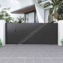 درب حیاط ریلی کد 40012