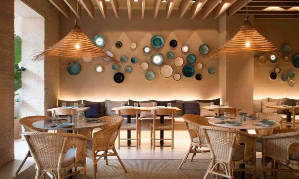 Five senses in restaurant decoration