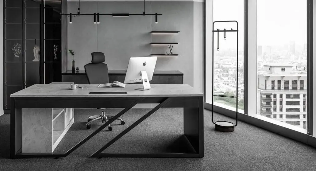 Furniture in the modern decoration of the secretary's room