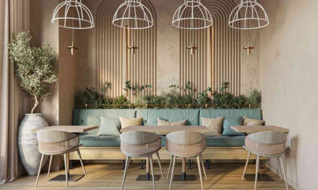 Modern style coffee shop decoration furniture