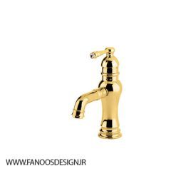 شیر روشویی طلا براق | فانوس دیزاین تولید کننده انواع درب اتاق ، ضد سرقت، درب ورودی و ضد آل