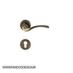 Fara Sanat Poly Plus classic door handle rosette code 475r | فانوس دیزاین تولید کننده انواع درب اتاق ، ضد سرقت، درب ورودی و ضد آل