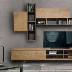 میز تی وی و شلف چوبی با قیمت مناسب کد 1223