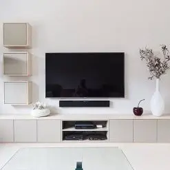 میز تی وی و شلف چوبی زیبا کد 1205