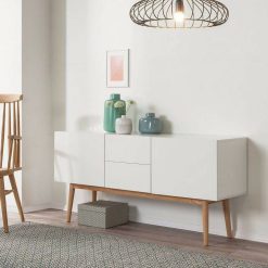 میز کنسول چوبی سفید کد 1202