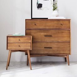 دراور چوبی سه کشو زیبا کد 1185