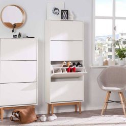 جا کفشی و دراور چوبی شیک کد 1177