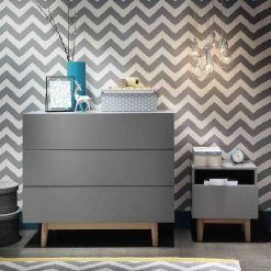 دراور چوبی خاکستری کد 1173