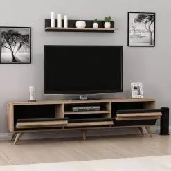 میز تی وی چوبی لوکس کد 1078