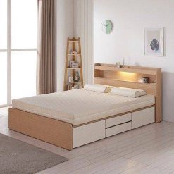 تخت خواب دو نفره کشودار سایز 200*160  کد 464