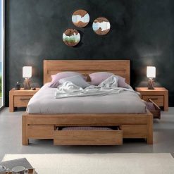 تخت خواب دو نفره لوکس و با کیفیت کد 405