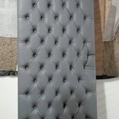 درب ضد صدا اتاق خواب لمسه دست دوز رنگ چرم طوسی کد 11355