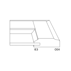 درب کابینت روکش چوب گیلاس