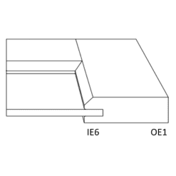درب کابینتی کلاسیک روکش چوبی