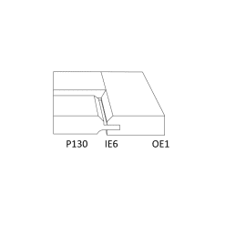 درب کابینت فانوس روکش چوب