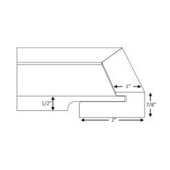 درب کابینت روکش چوب کلاسیک