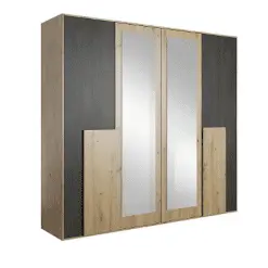 کمد لباس 2 درب لولایی 200*203*65 کد 8834