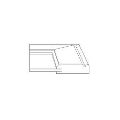 درب کابینت فانوس روکش چوبی