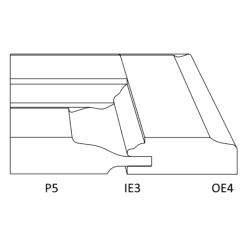 درب کابینت روکش چوب فانوس