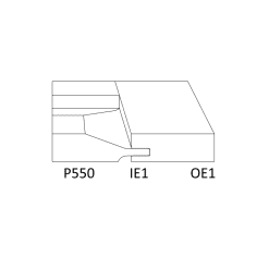 درب کابینت روکش چوبی فانوس