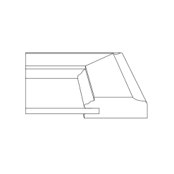 درب کابینت کلاسیک روکش چوب