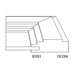 درب کابینت روکش چوب شیک