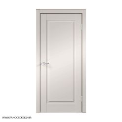 درب تک قاب چوبی با رنگ پوششی CNC کد 30144