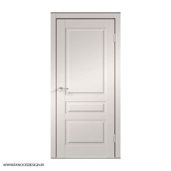 درب سه قاب قاب نئو کلاسیک MDF با رنگ پوششی CNC کد 30143