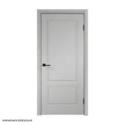 درب دو قاب کلاسیک MDF با رنگ پوششی CNC کد 30141