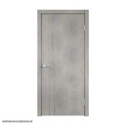 درب اتاق خواب طوسی استیل خور کد 30136