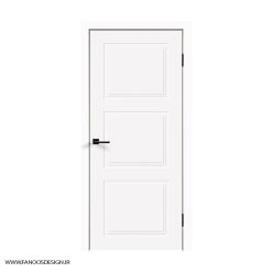 درب اتاق خواب سه قاب جدید CNC کد 30130