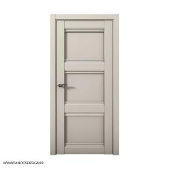 در چوبی اتاق خواب لوکس سه قاب کف تراش کد 30158