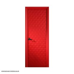 درب چرم آکوستیک ضد صدا لمسه دوزی شده کد 1567