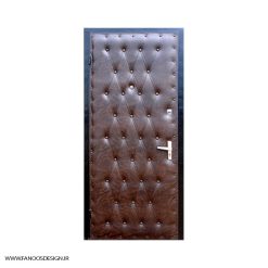 درب چرم آکوستیک عایق صوتی لمسه دوزی شده کد 1571