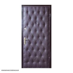 درب چرم آکوستیک ضد صدا چرم دوزی شده کد 1573