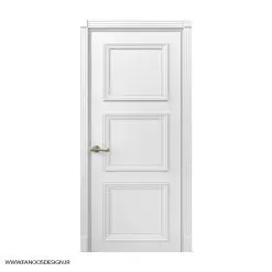 درب اتاقی لوکس با رنگ پوششی سه قاب برجسته کد 31023