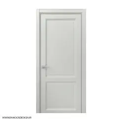 درب اتاق خواب دو قاب چوبی MDF با رنگ پوششی سه قاب کد 30994