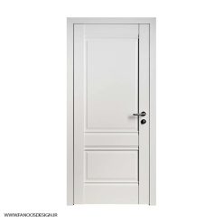 درب اتاق چوبی دو قاب کلاسیک کد 31015