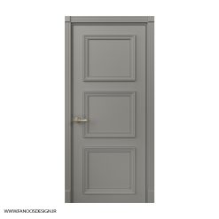 درب اتاقی لوکس با رنگ پوششی سه قاب برجسته کد 31023