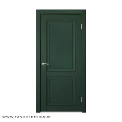 درب اتاق خواب تمام چوب دو قاب کد 31009