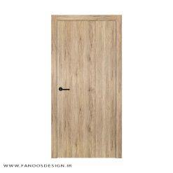 درب اتاق خواب ساده روکش چوب کد 31007