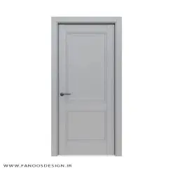 درب اتاق خواب دوقاب با رنگ پوششی دو قاب کد 31005