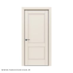 درب اتاق خواب دوقاب با رنگ پوششی دو قاب کد 31005